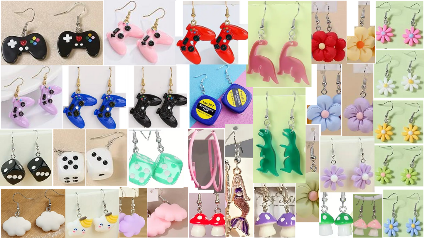 Jewelry 20: Gaming, Flowers, Mushrooms, Clouds & More