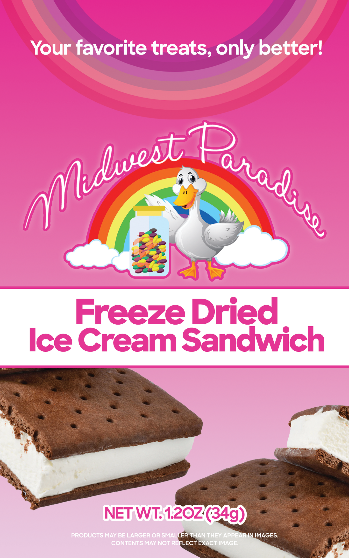 Freeze Dried Ice Cream Sandwich