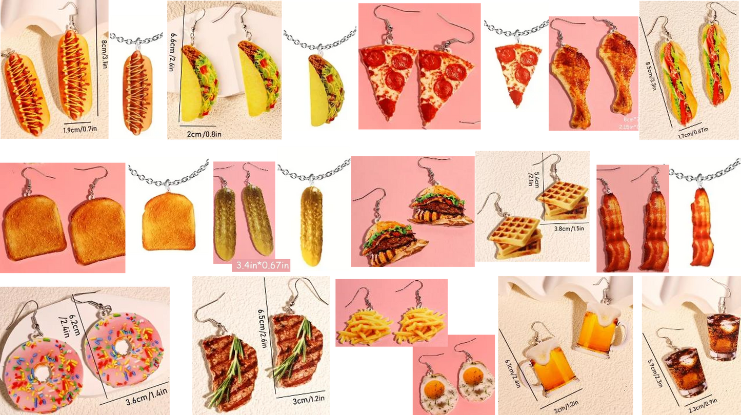 Jewelry 09: Pickles, Bacon, Tacos, Pizza, Toast & More