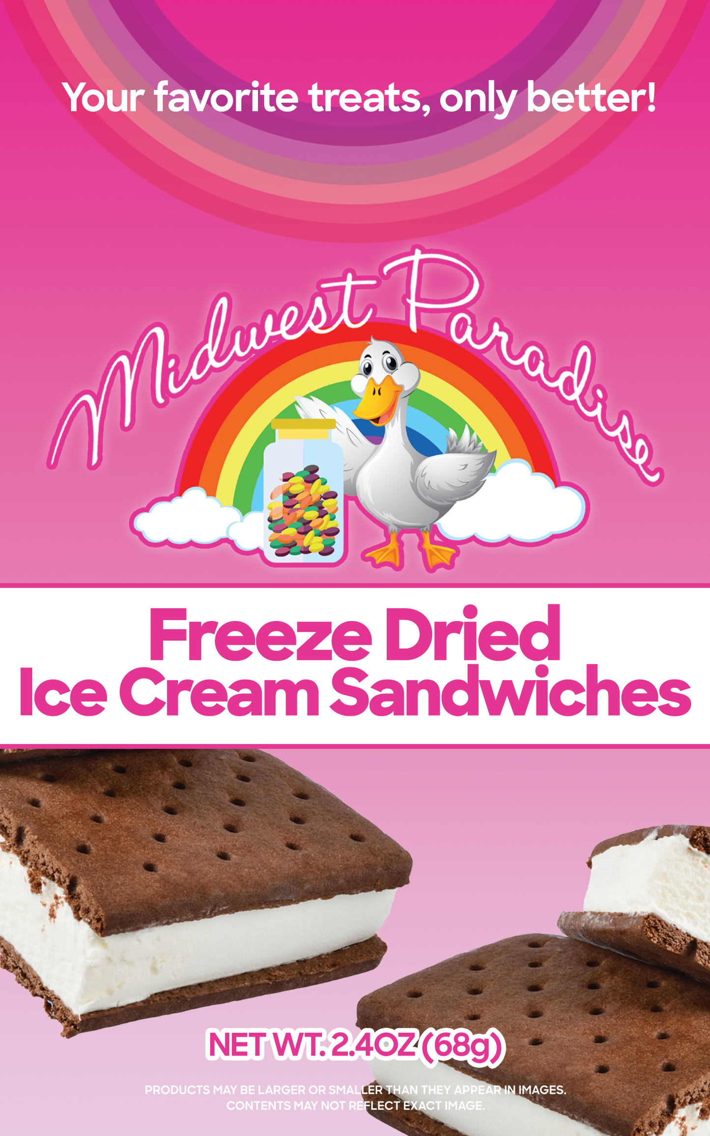 Freeze Dried Ice Cream Sandwich