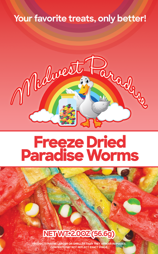 Freeze Dried Paradise Worms