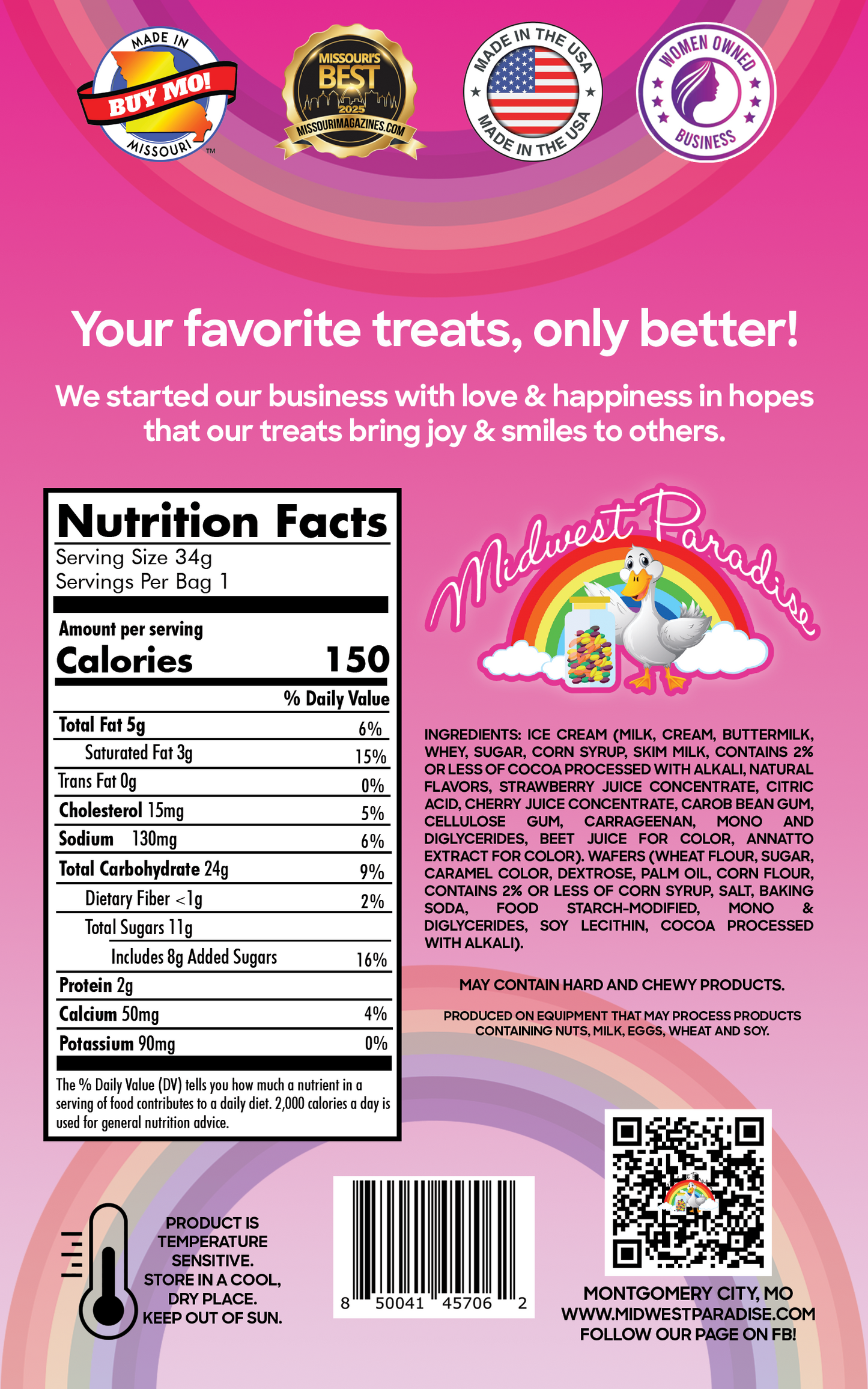 Freeze Dried Ice Cream Sandwich